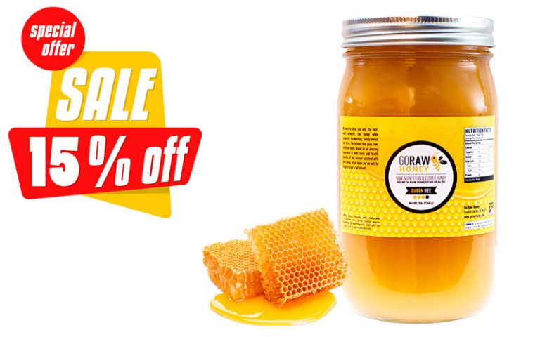 flash sale 3lbs raw honey deal